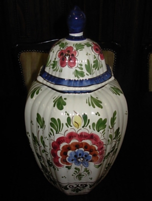 č.1395 porcelánová dóza DELFT