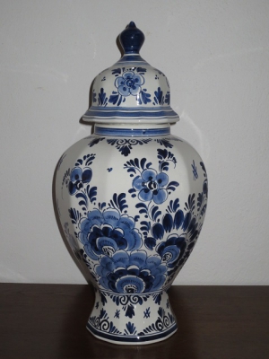 č.618 porcelánová dóza DELFT