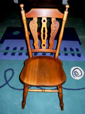 č.2522 židle masiv dub