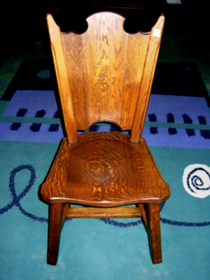 č.2529 židle masiv dub