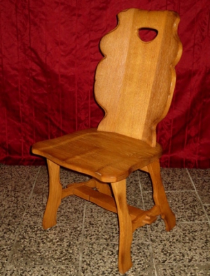 č.1705 židle masiv dub