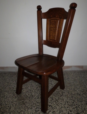 č.1835 židle masiv dub