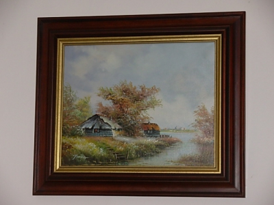 č.317 obraz olej 68x58 cm