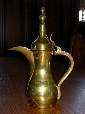 č.1552 konvice mosazná