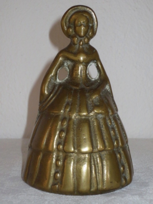 č.258 zvonek mosazný