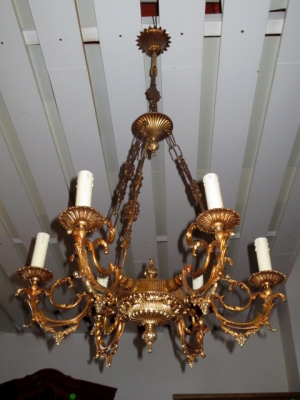 č.875 lustr 6 ramen