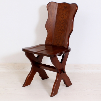 č.1568 židle masiv dub