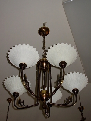 č.1490 lustr 5 ramen