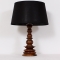 č.80 lampa stolní dubová v 48 cm