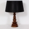 č.80 lampa stolní dubová v 48 cm