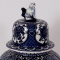 č.775 porcelánová dóza DELFTS