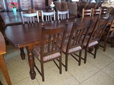 č.688 kuchyňský SET STYLOVÝ stůl 211x91 cm + 6 ks židlí